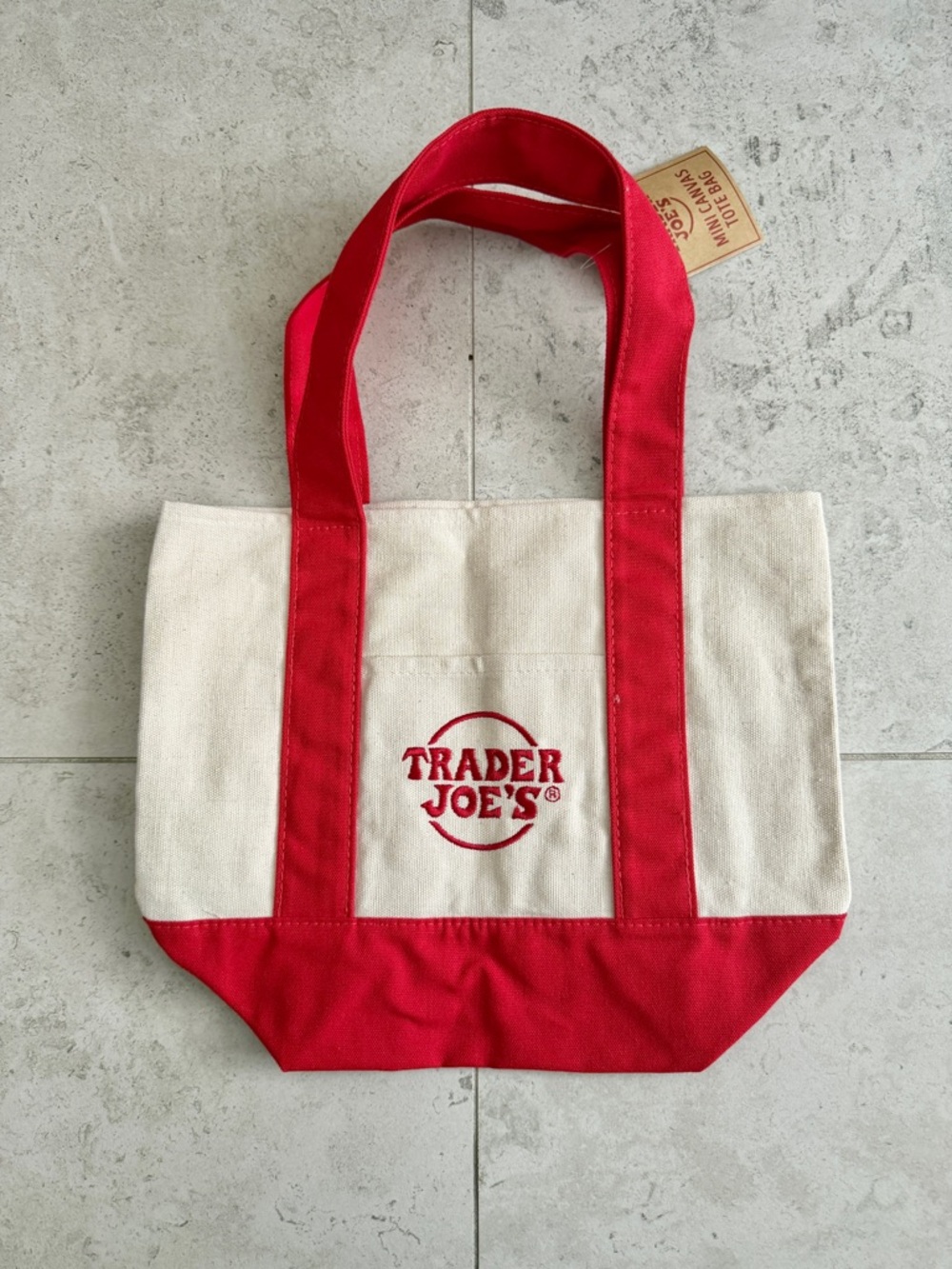 Trader Joe’s Mini Canvas Tote Bag